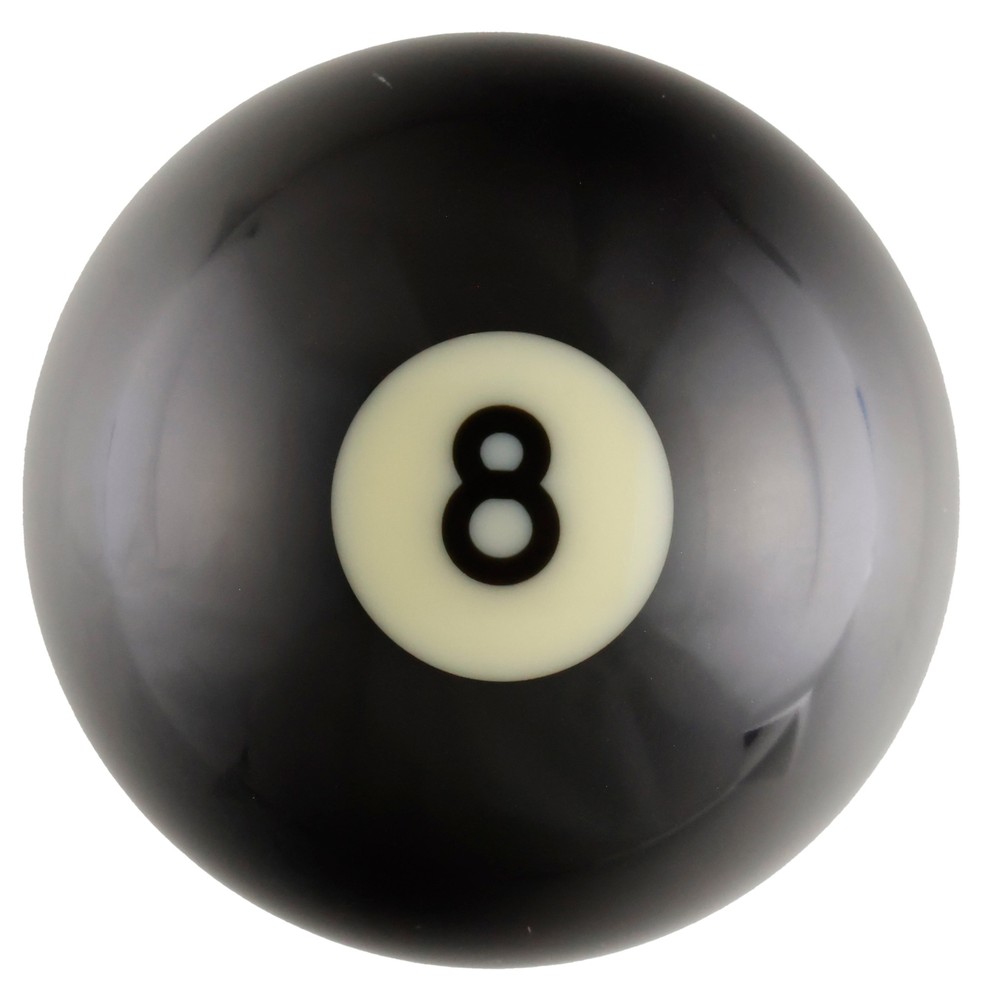 SRS #8 Replacement 2-1/4 Pool Ball (Solid Black)