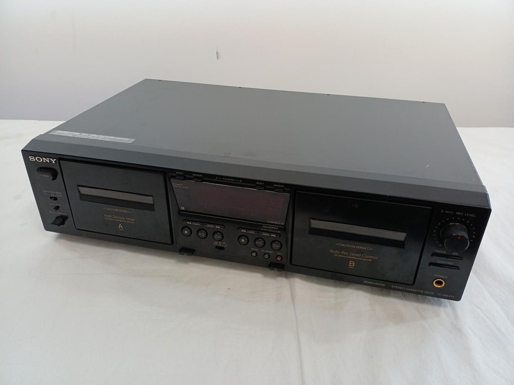Sony Junk Double Cassette Deck TC-WE475 Used