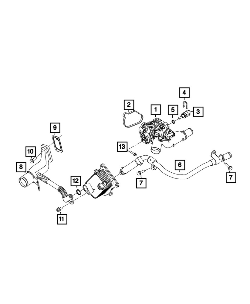 Genuine Mopar Temperature Sensor 68294906AA