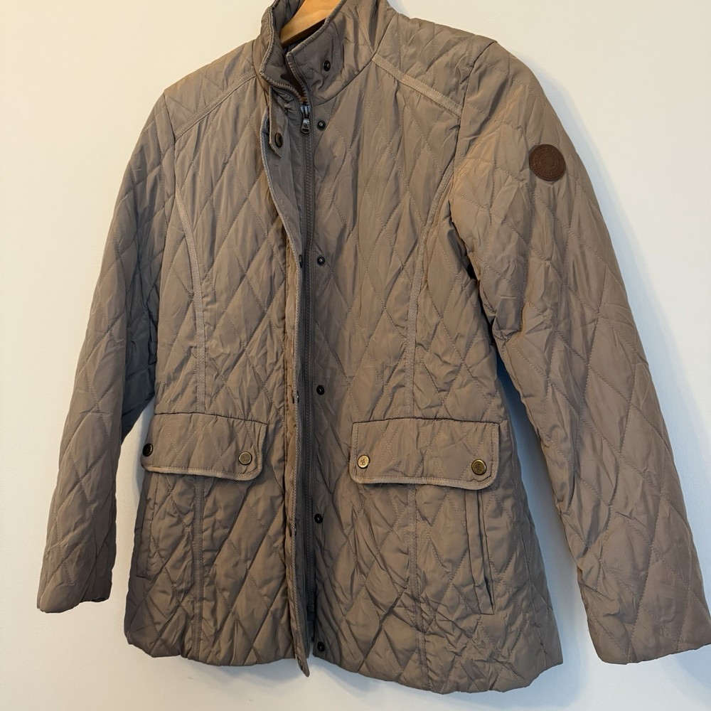 Ralph Lauren Brown Quilted Jacket Size Small