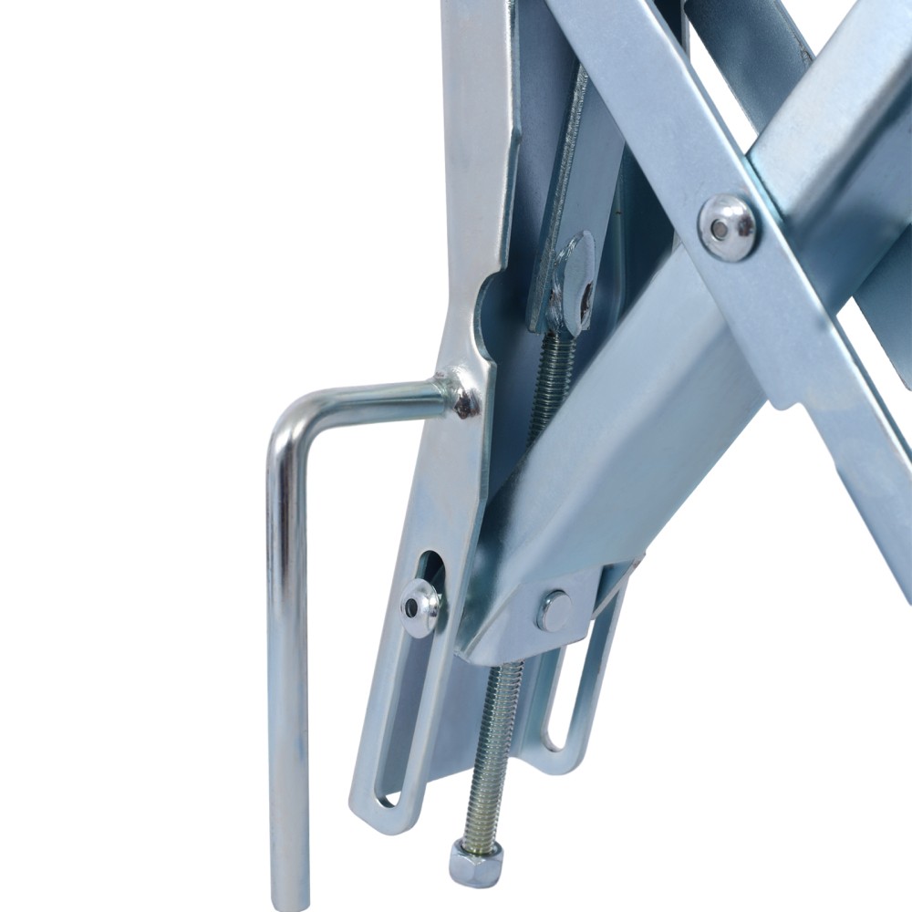 Quick Locking RV Wheel Chock - 6" Universal Axle Stabilizer for Trailer Pair