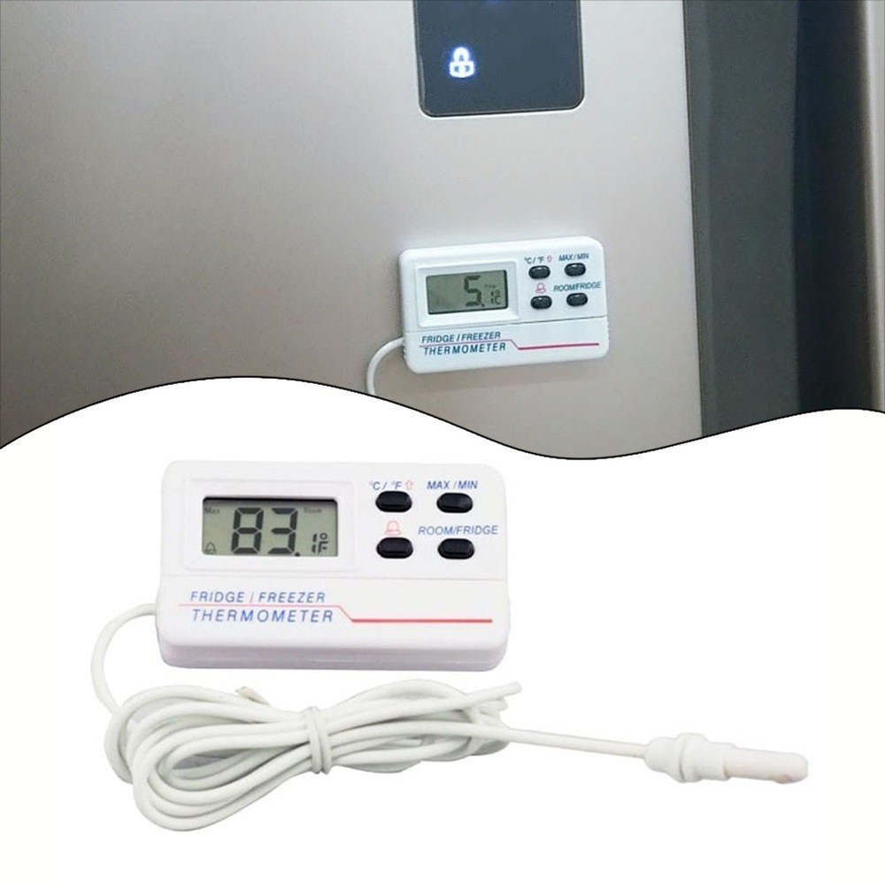 Refrigerator Digital Alarm Wide Temperature Range Easy Switchable Sensors