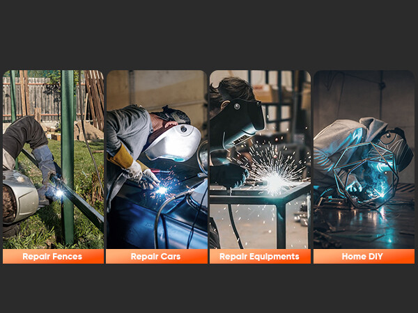 145Amp Mini MIG Welder MIG Welding Machine Gasless Flux Core Weld Iron 110V/220V