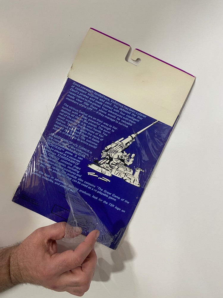 Star Frontiers Header Module Shrink is Torn