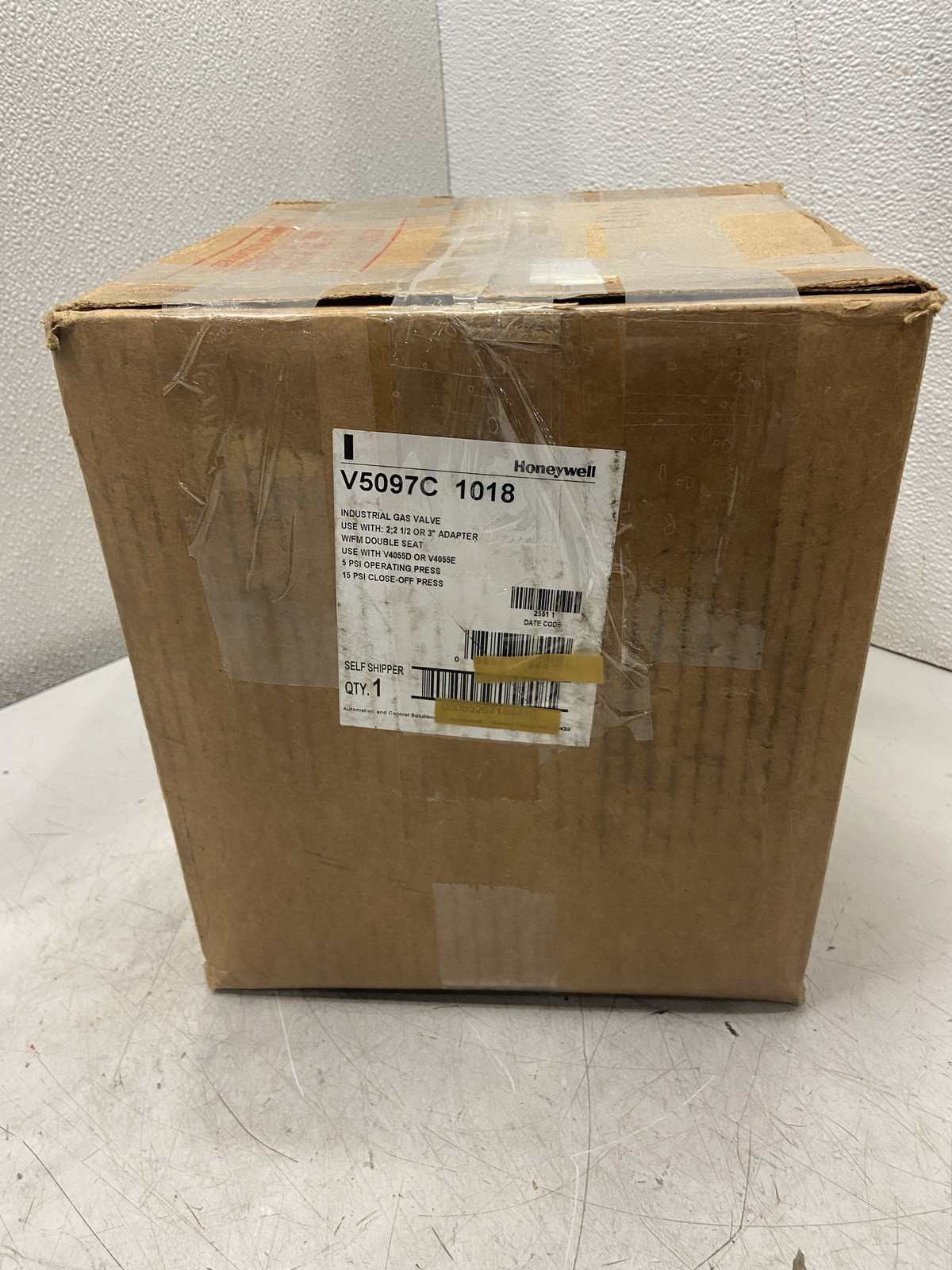 Honeywell Gas Valve Large Body Valve Train V5097C1018/U