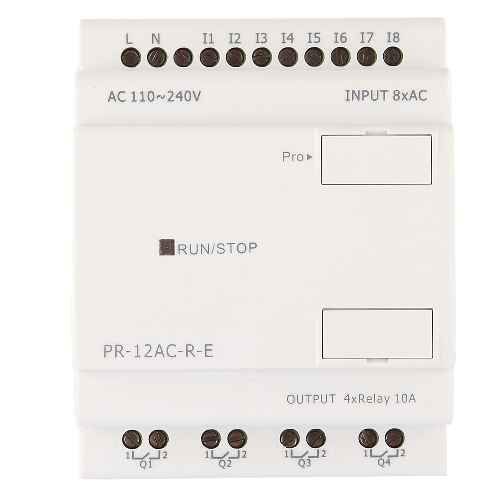 PLC Programmable Logic Controller PR12DCDARE 12V, 24V 8 inputs, 4 Relay out
