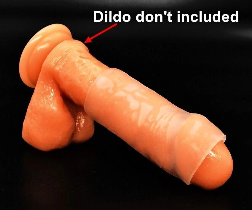 Male Penis-Extender Stretcher Max Vacuum Enhancer Enlarger Silicone Sleeve S-XXL