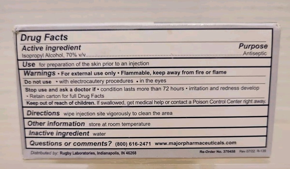 DropSafe Alcohol Prep Pads -11 Boxes Total 100 Count/EA Exp. 2025