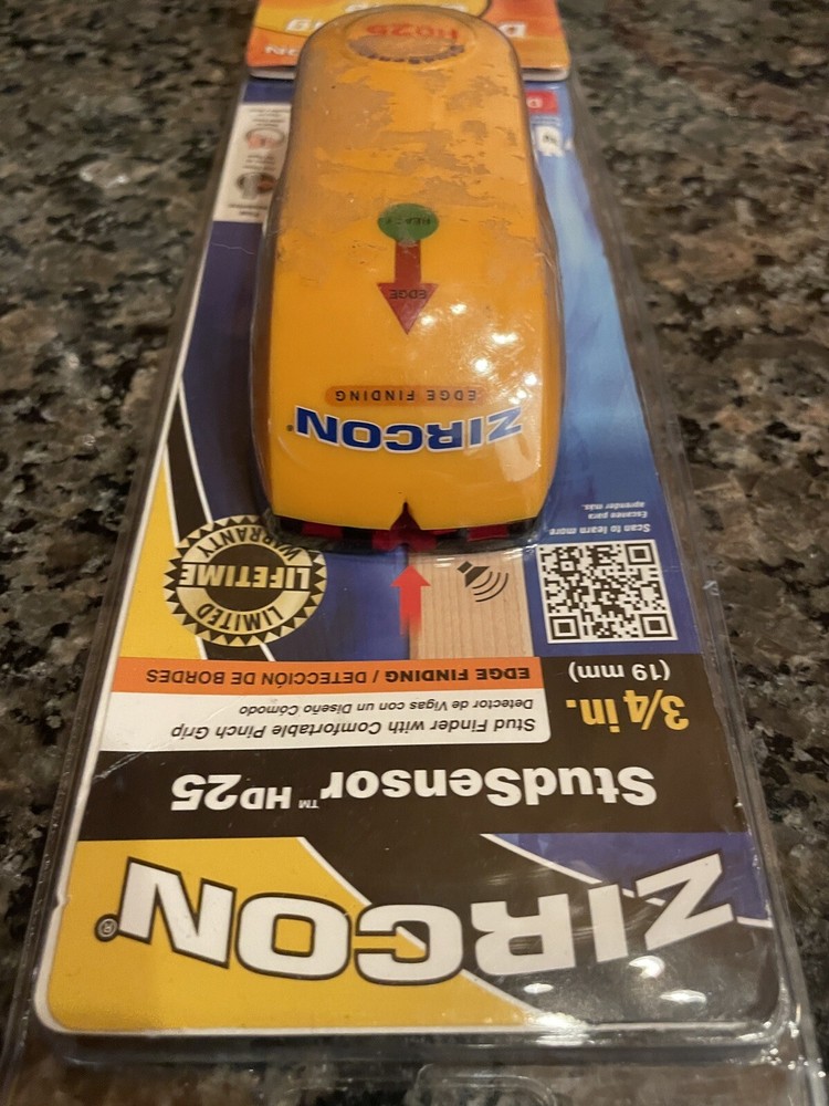 ZIRCON -StudSensor HD25 Edge Finding Stud Finder 3/4 In