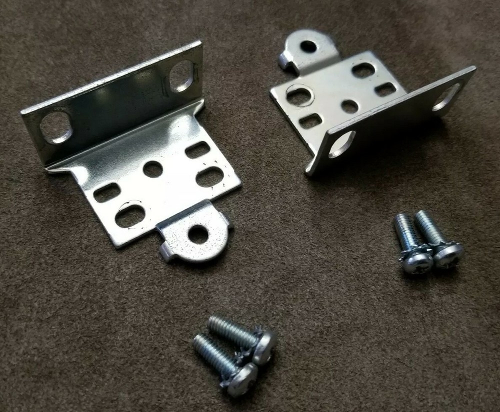 1 Set ~ 3COM LinkBuilder FMS II Rack Mounting Bracket Ears w/ Hardware FREE SHIP