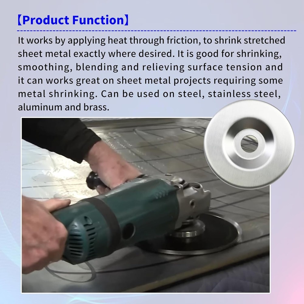 Shrinking Disc Steel Shrinking Disc 4.5 Inch, 4.5” diameter
