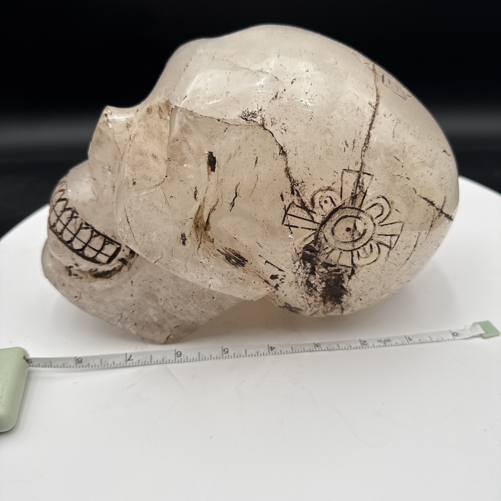 Quartz Crystal Skull Tula Mexico Anunakki Ancient Alien Ojuelos