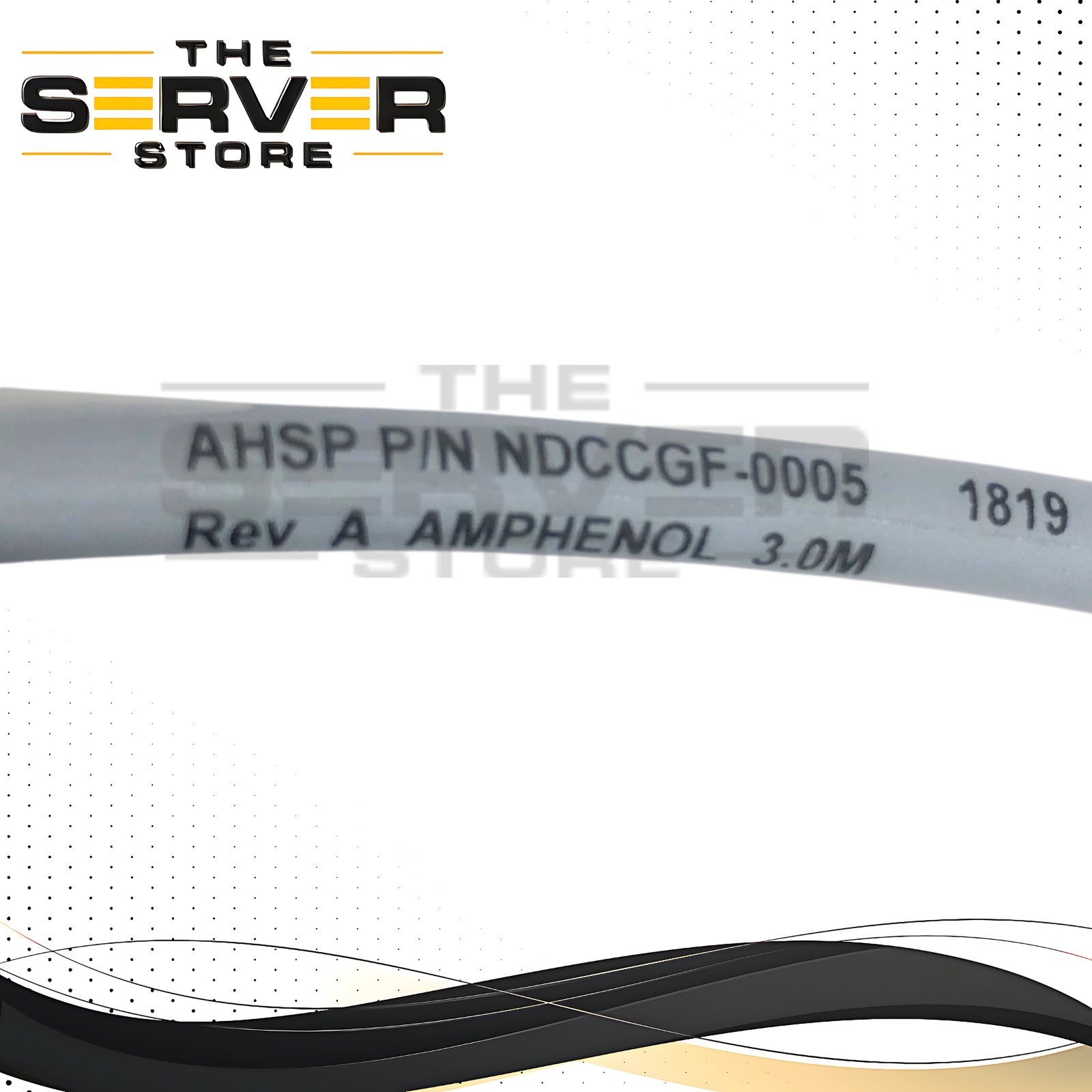 Amphenol 10G/25G SFP+ SFP28 DAC 3m Twinax Cable NDCCGF-0005