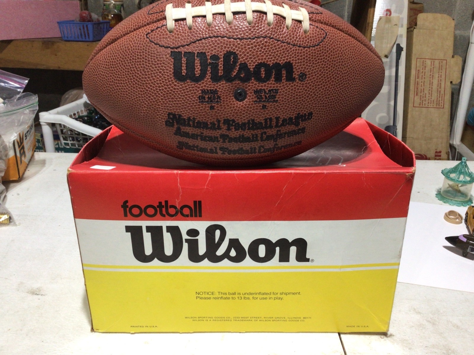 WILSON REPLICA SUPER BOWL 29 XXIX FOOTBALL IN ORIGINAL BOX POSSIBLY AUTOGRAPHED