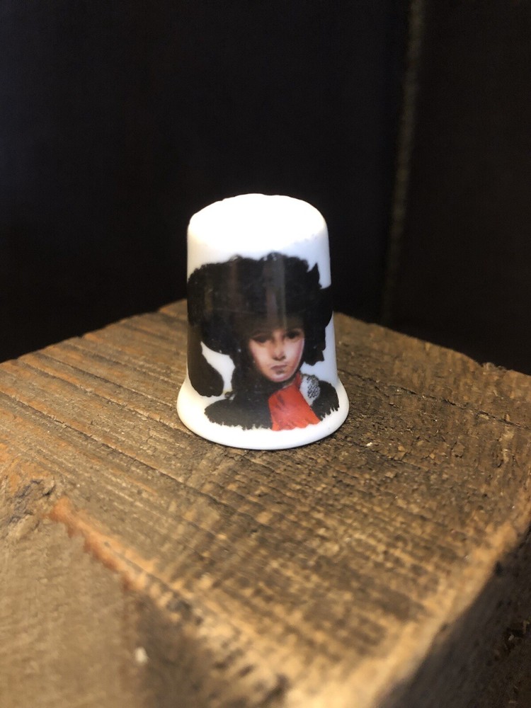 Four Vintage Bone China Thimbles