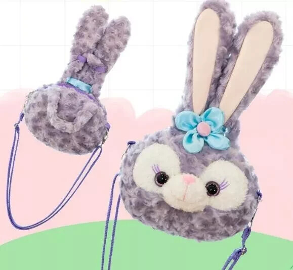 New Plush Stella Lou Rabbit head Bag Shoulder Bag Cases Wallets Coin Purses Bags
