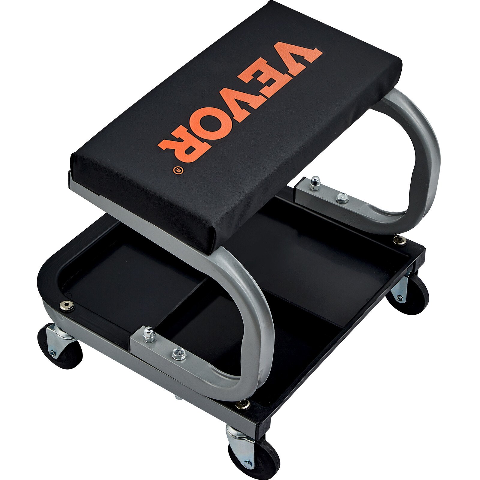 VEVOR Mechanics Garage shop Stool 250lbs Mechanic Creeper Seat w/ Car Tool Tray