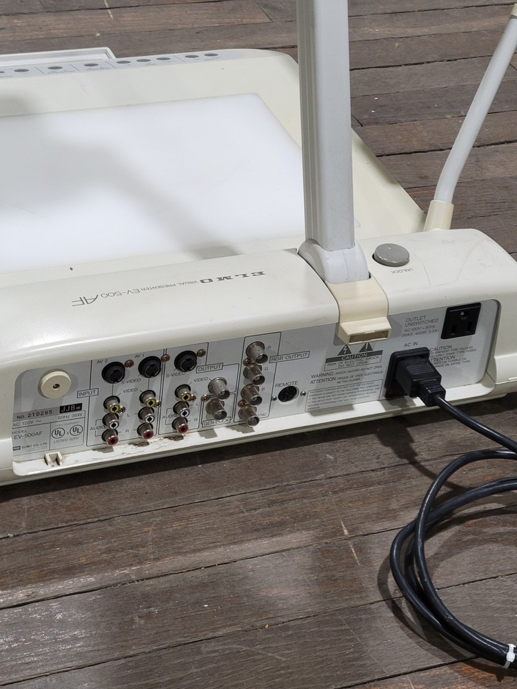 Elmo EV-500AF Visual Presenter Document Video Projector School Office