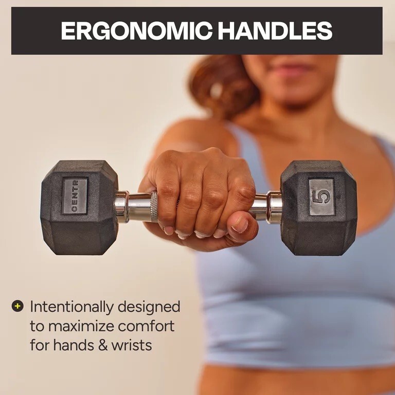 weight set dumbells with rack