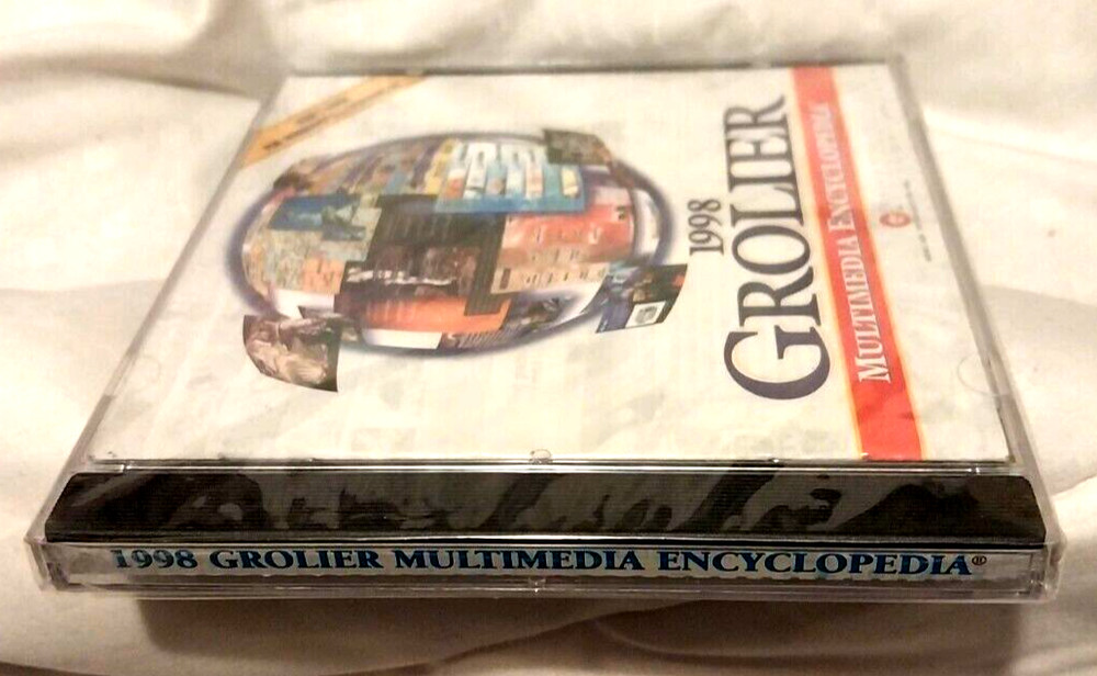 1998 GROLIER Multimedia Encyclopedia PC CD-ROM) New!