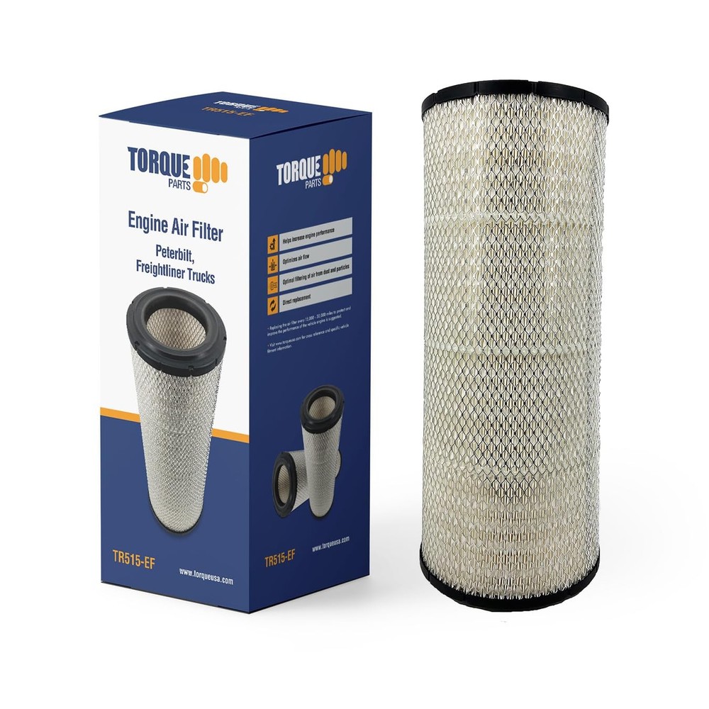 TORQUE RS3516 Engine Air Filter Compatible with Select Peterbilt 357 377 378 379