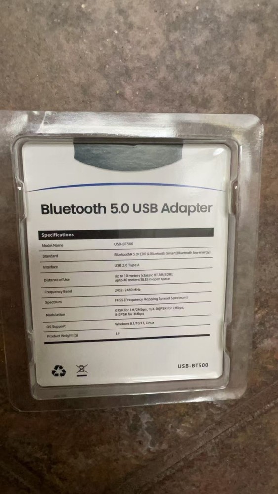 ASUS USB-BT500 Bluetooth 5.0 USB Adapter with Ultra Small Design