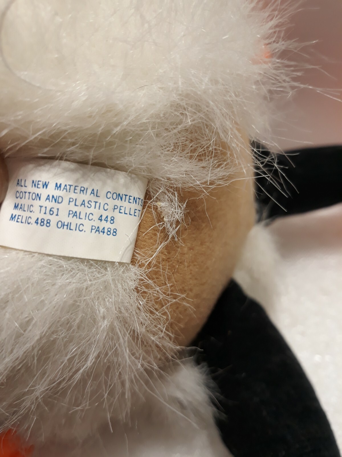 Nanco Witch Halloween 12" Plush Soft Toy Stuffed Animal white black orange