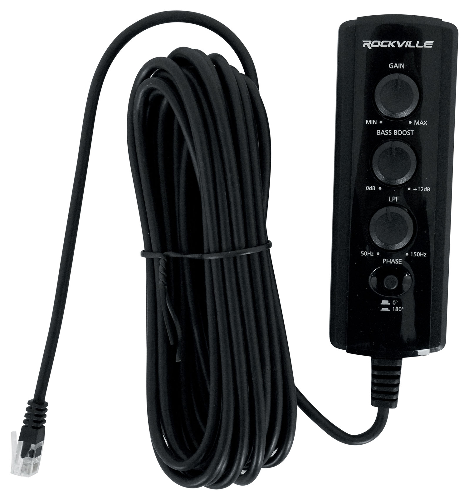 Rockville RockGhost V2 Powered 11" 800w Car Subwoofer Fits Inside Spare Tire