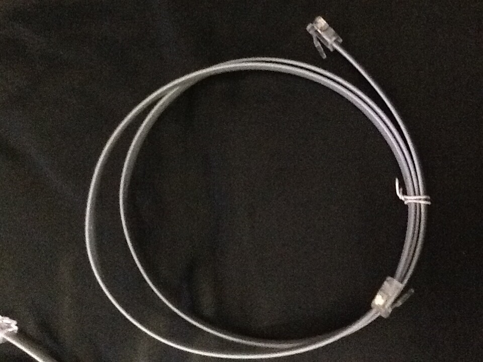 Micros POS IDN Printer Cable  6p/6p 8' length NEW