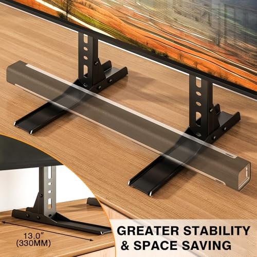 TAVR Universal Table Top TV Stand Mount, TV Legs for Most 20-75 Inch TVs,