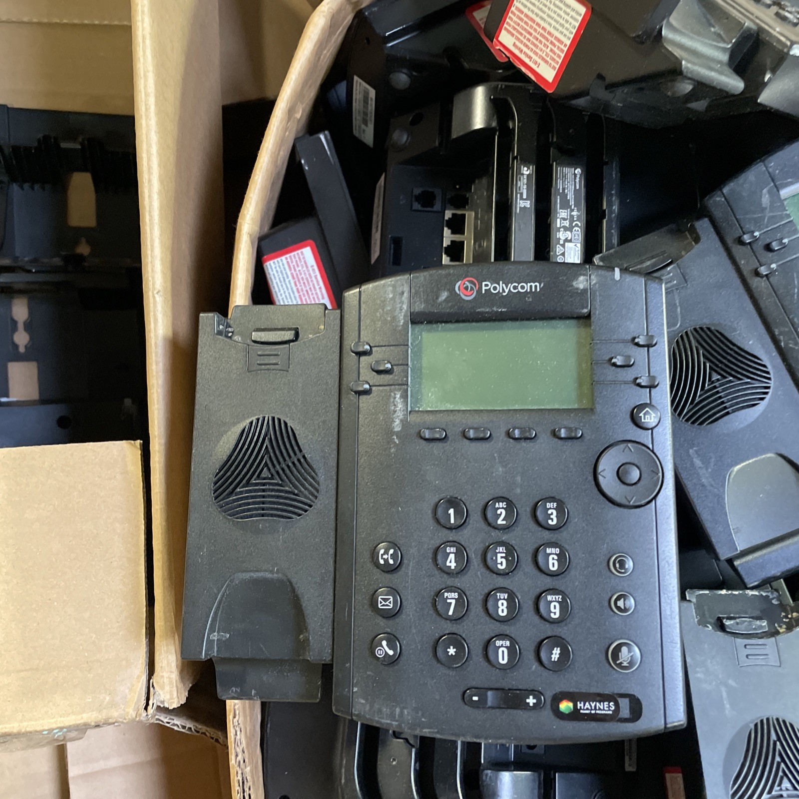 Polycom VVX 311 WW 6-line Business Media Phone Black (2200-48350-025) Lot of 10