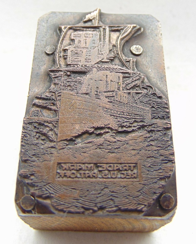 Printing Letterpress Printers Block Ship