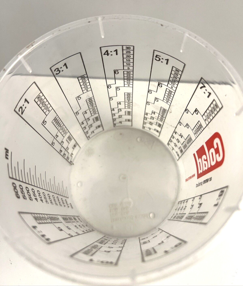 Colad Solvent Proof Mixing Cup New - 600ml x 25 Pack