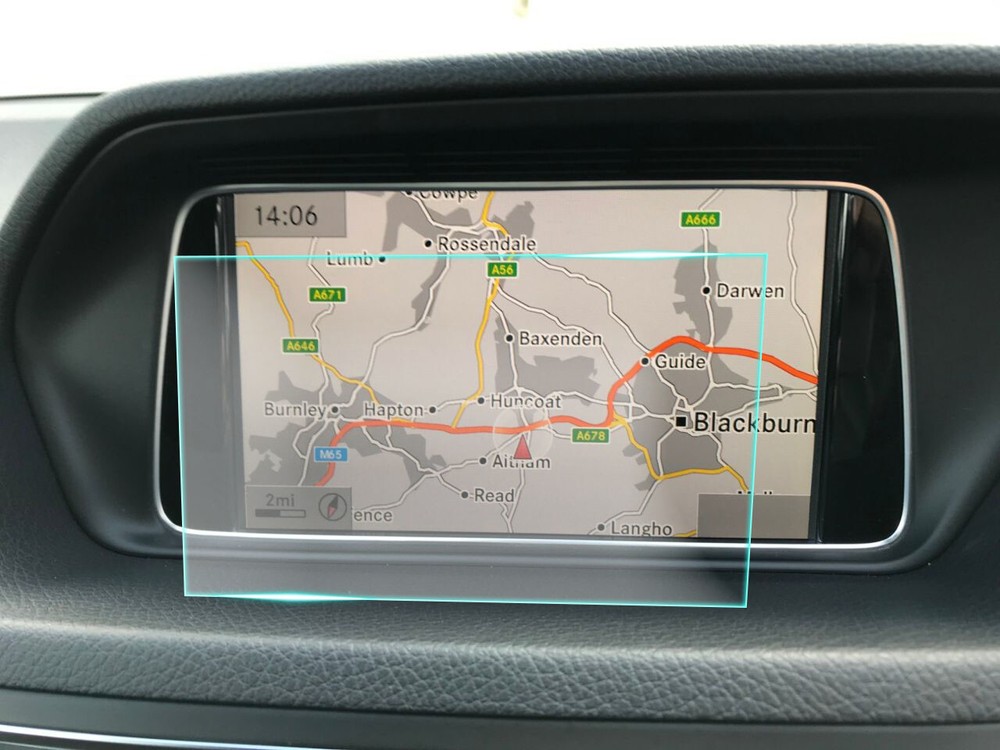 Crystal Clear Screen Protector for 2013 Mercedes Benz E350 Vehicle Navigation