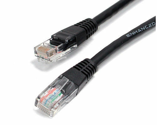25 Pack Lot - 7ft CAT5e Ethernet Network LAN Router Patch Cable Cord Wire Black
