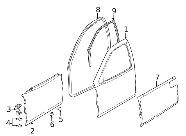 Genuine GM Exterior Panel Bracket 24420693