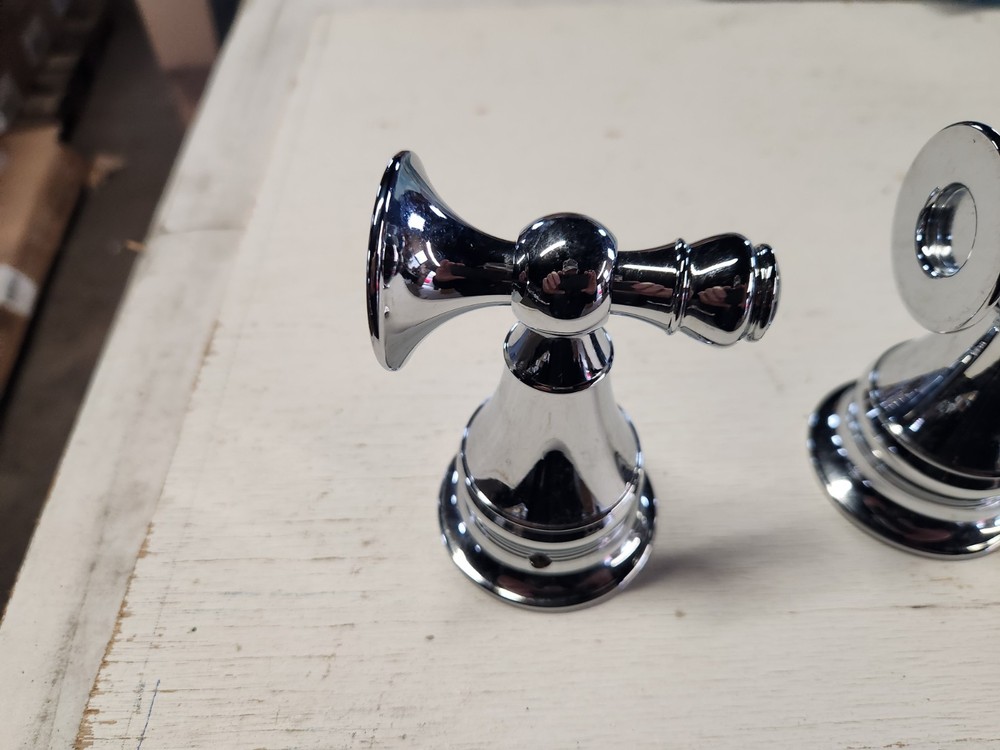 bathroom accessories 3 Polished Chrome Mounts