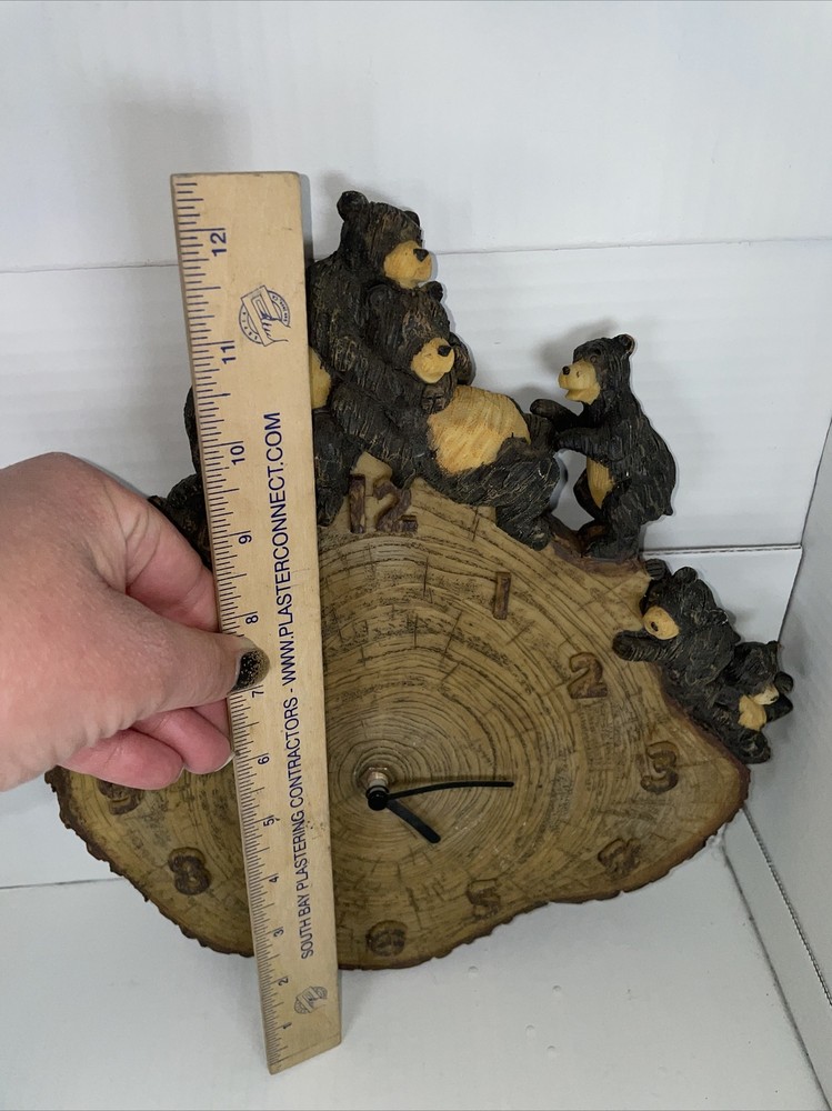 Country Bear Accessory Rustic Clock Woodsy Decor