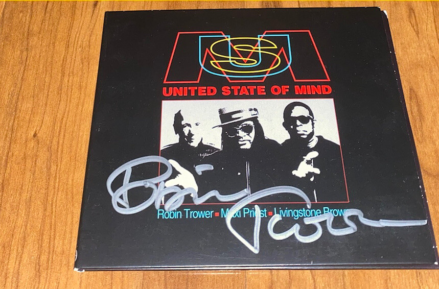 Robin Trower Signed CD United State of Mind