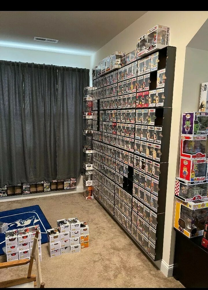 Funko Pop display case by Mk Kubbies TWO PACK... holds 24 Pops!