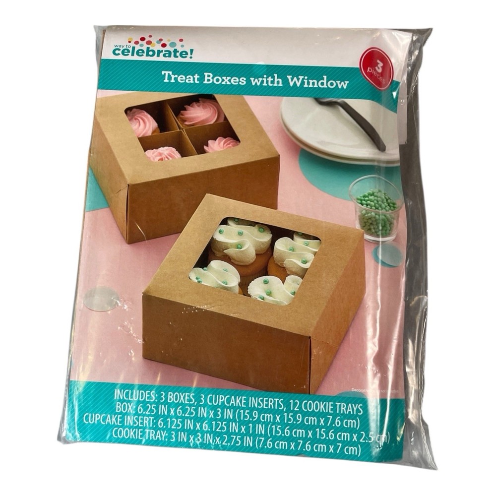Celebrate Treat Boxes With Window