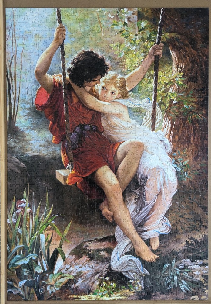 Castorland 1000 SPRINGTIME, Pierre-Auguste Cot, COMPLETE