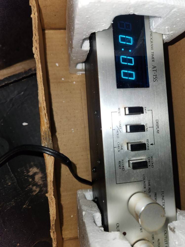 🔥 Vintage SANSUI AT-15S Digital Audio Stereo Program Timer Tested Working