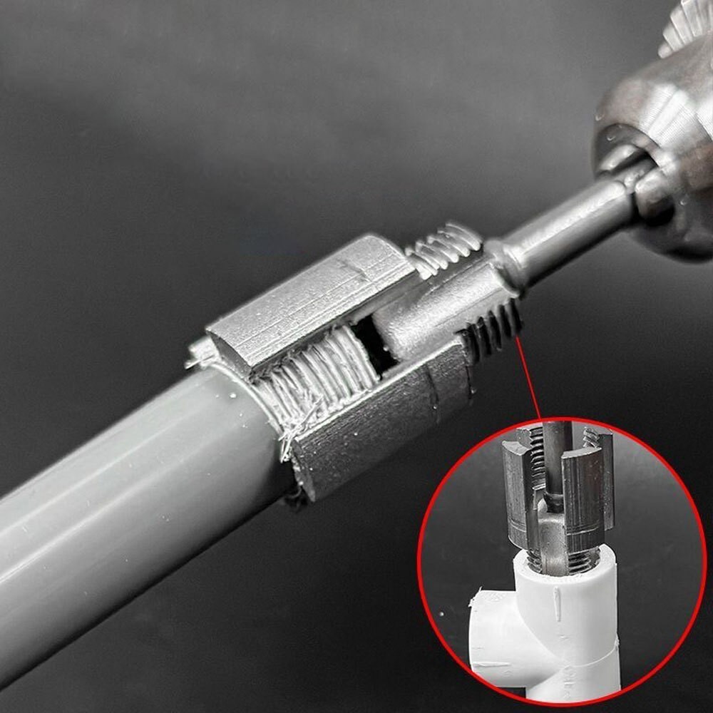 Integrated Internal & External Pipe Threading-Tool, PVC Pipe Threader Kit US!