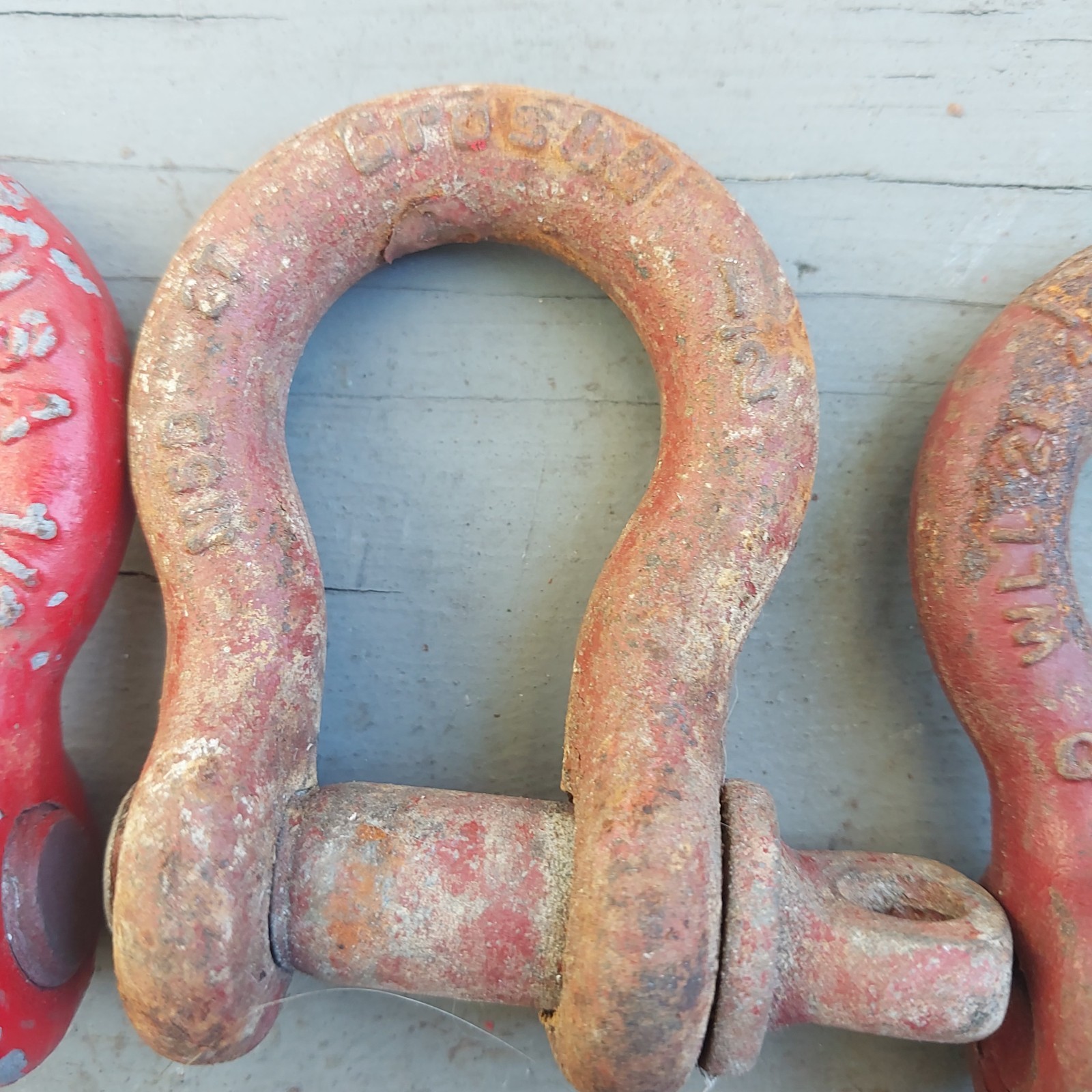 14 Screw Anchor Shackles Some Marked Japan Clevis U.S. NAVY SHIP SALVAGE