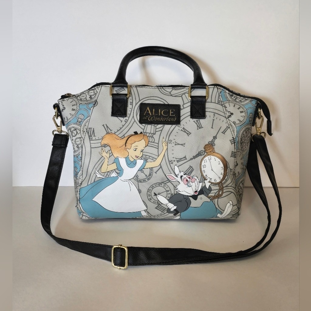 Rare Loungefly Alice in Wonderland Rabbit Hole Satchel