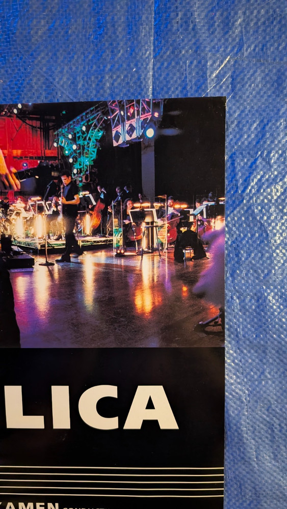 Metallica 1999 Promo Poster S&M Symphony 18x24