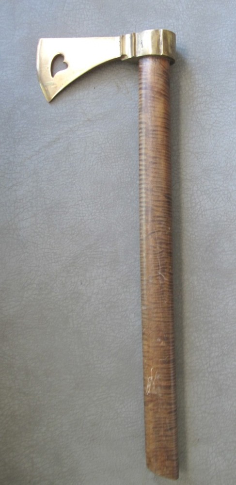 Custom-Made Fighting Tomahawk w/Scrimshaw.