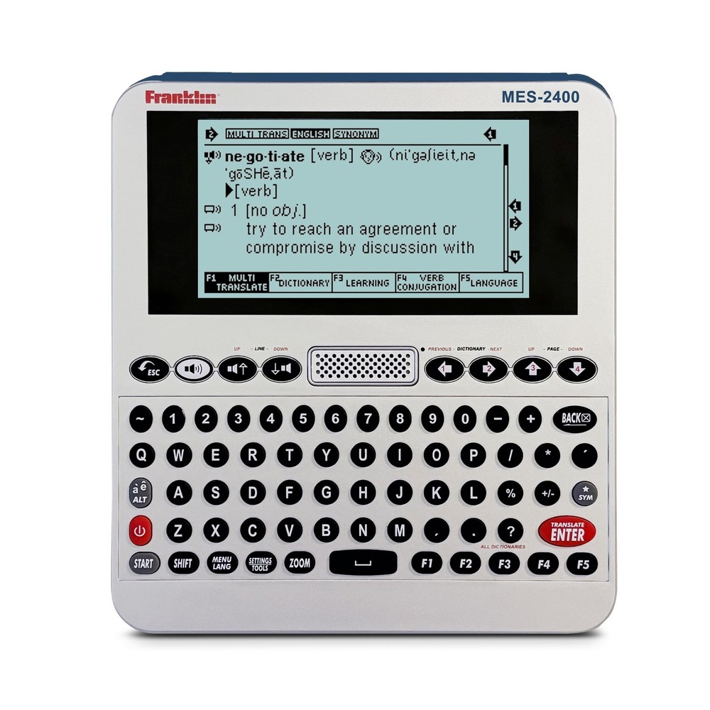 Franklin MES-2400 Digital Talking Dictionary, Multi-Language Translator, Talk...
