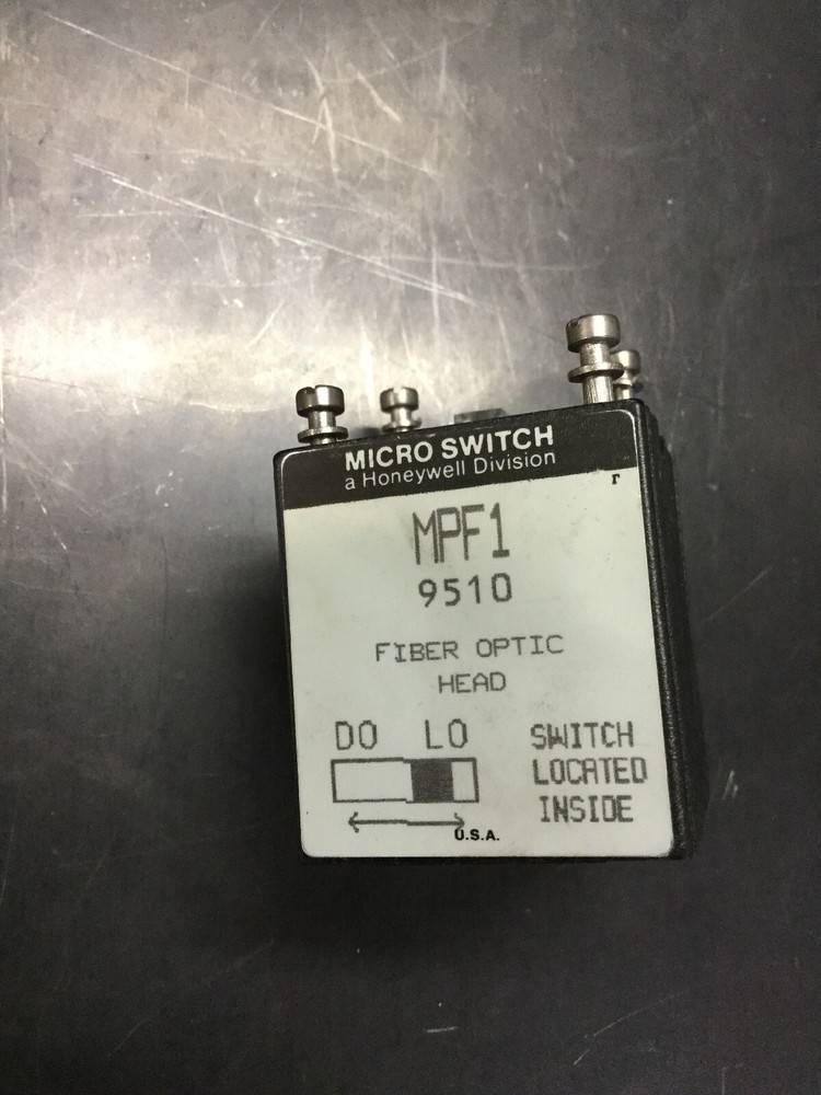NEW, MICRO SWITCH, MPF1, FIBER OPTIC SENSOR, (18D-1)